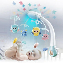 Load image into Gallery viewer, Baby Projection Night Light Bed Bell - blue_0
