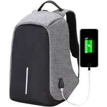 Load image into Gallery viewer, Anti-theft Travel Backpack Laptop School Bag with USB Charging Port - Grey_0