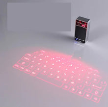 Load image into Gallery viewer, Bluetooth Virtual Keyboard Portable for Smartphone/PC/Tab/Ipad - Black_4