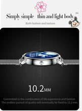 Load image into Gallery viewer, Proker Lady Smart Watch Round Screen with health monitoring - Silver Steel_3