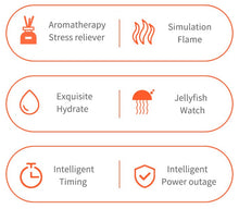 Load image into Gallery viewer, Flame aromatherapy machine remote control Humidifier Full Crack Fire Blue Remote Co_1