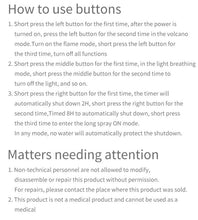 Load image into Gallery viewer, Flame aromatherapy machine remote control Humidifier Full Crack Fire Blue Remote Co_7