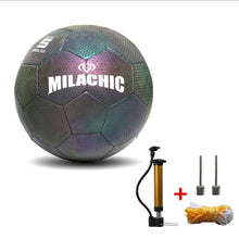 Load image into Gallery viewer, Soccer Ball Luminous Football Night Light Noctilucent Children Game Train Luminescence Ball Men Women Glowing Soccer - Design One_0