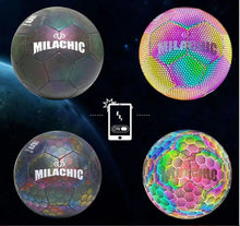 Load image into Gallery viewer, Soccer Ball Luminous Football Night Light Noctilucent Children Game Train Luminescence Ball Men Women Glowing Soccer - Design One_2