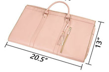 Load image into Gallery viewer, Large folding suit bag, large capacity, handheld clothing, luggage bag - Pink_4