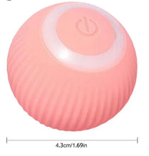 Load image into Gallery viewer, USB Charging Automatic 360 Degree Automatic Pet Rolling Ball For Puppy Cats Kitten - Pink_5