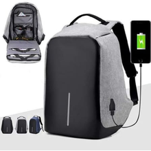 Load image into Gallery viewer, TrendBare SecureCharge™ Anti-Theft Backpack - Grey