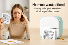 Load image into Gallery viewer, TrendBare PocketPrint Mini Thermal Printer - Blue