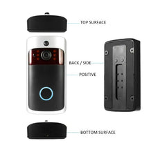Load image into Gallery viewer, Smart Wireless WiFi Security DoorBell Remote Home Monitoring - Black_1
