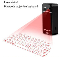 Load image into Gallery viewer, Bluetooth Virtual Keyboard Portable for Smartphone/PC/Tab/Ipad - Black_1
