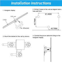 Load image into Gallery viewer, 3D Hologram Advertising Display LED Fan Holographic Imaging 3D LED Fan Light_4
