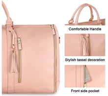 Load image into Gallery viewer, Large folding suit bag, large capacity, handheld clothing, luggage bag - Pink_1
