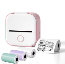 Load image into Gallery viewer, Mini Pocket Portable Bluetooth Photo Thermal Printer - Pink_0
