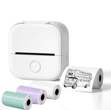Load image into Gallery viewer, Mini Pocket Portable Bluetooth Photo Thermal Printer - White_0

