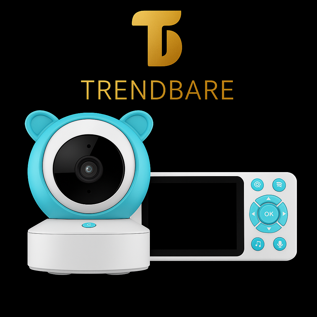 TrendBare SmartCare Baby Monitor – HD Video & Long-Range Transmission