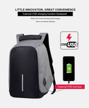 Load image into Gallery viewer, TrendBare SecureCharge™ Anti-Theft Backpack - Grey
