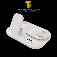 Load image into Gallery viewer, TrendBare ChargeHub Pro – 4-in-1 Wireless Charging Station - White
