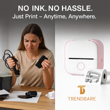 Load image into Gallery viewer, TrendBare PocketPrint Mini Thermal Printer - Pink
